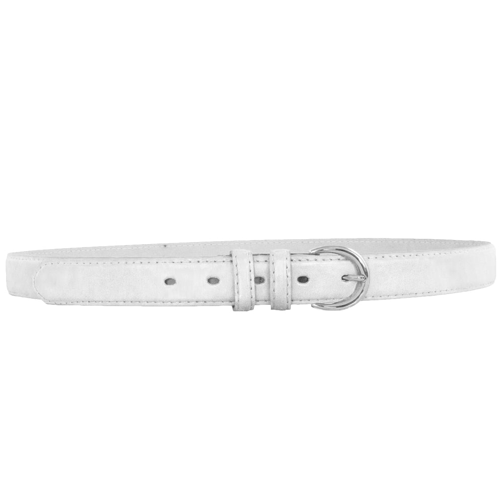 12 PACK White 1 Inch Skinny Belts Mix Sizes 2564AW