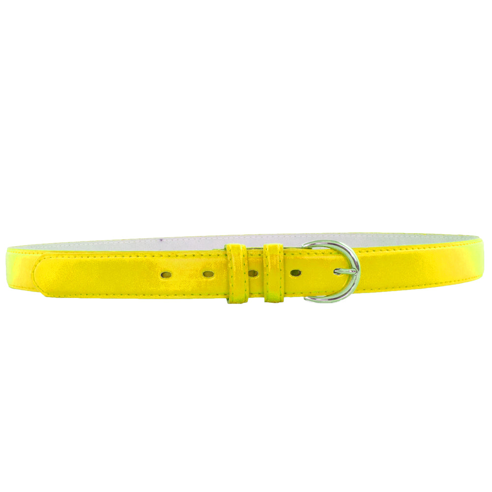 Skinny Belts Yellow 1 Inch Mix Sizes 12 PACK 2596AY
