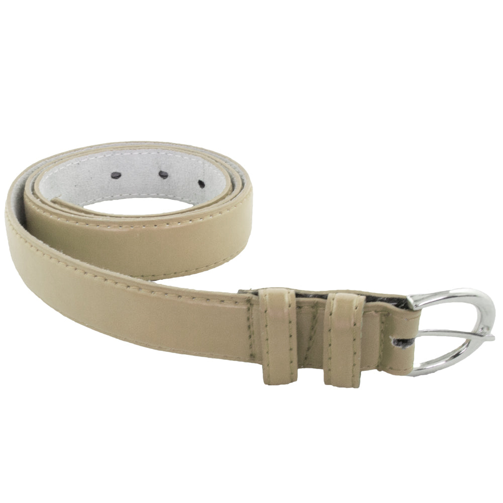 12 PACK Tan 1 Inch Skinny Belts Mix Sizes 2612AT
