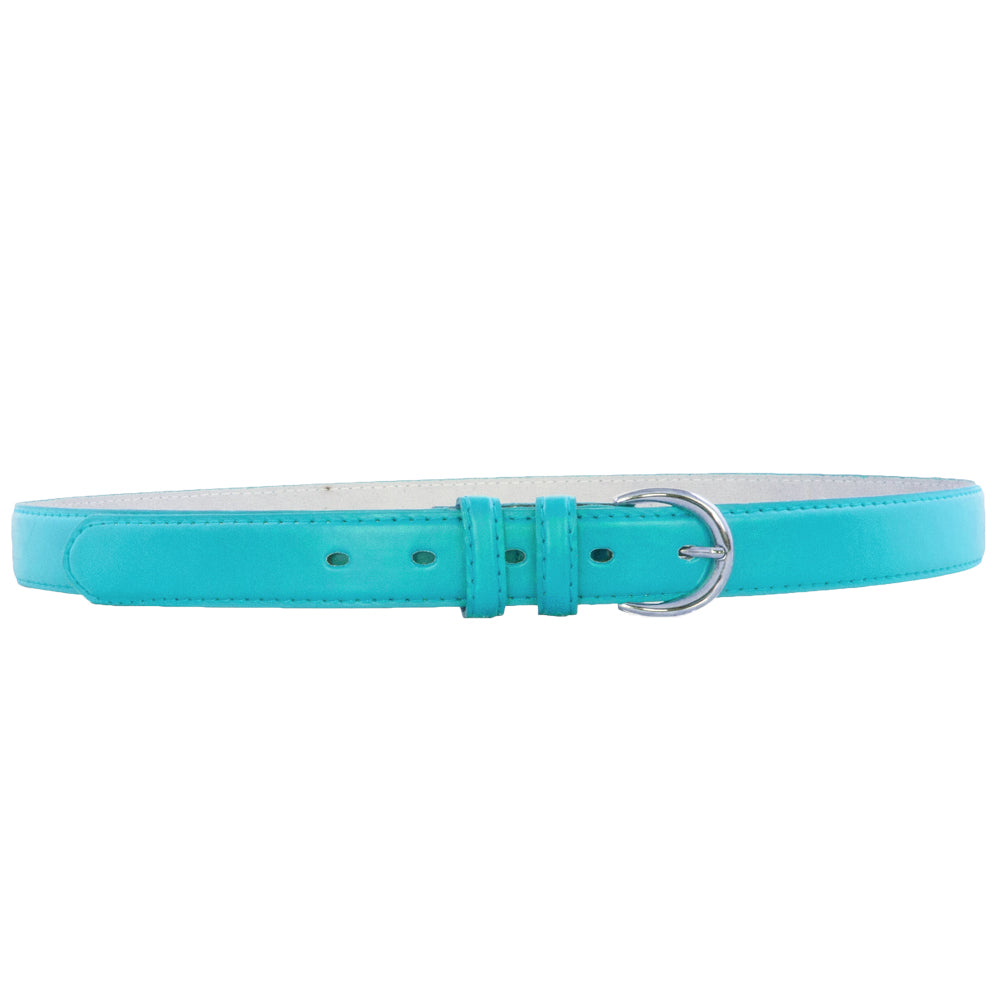 Skinny Belts 1" Turquiose Blue Mix Sizes 12 PACK 2620A