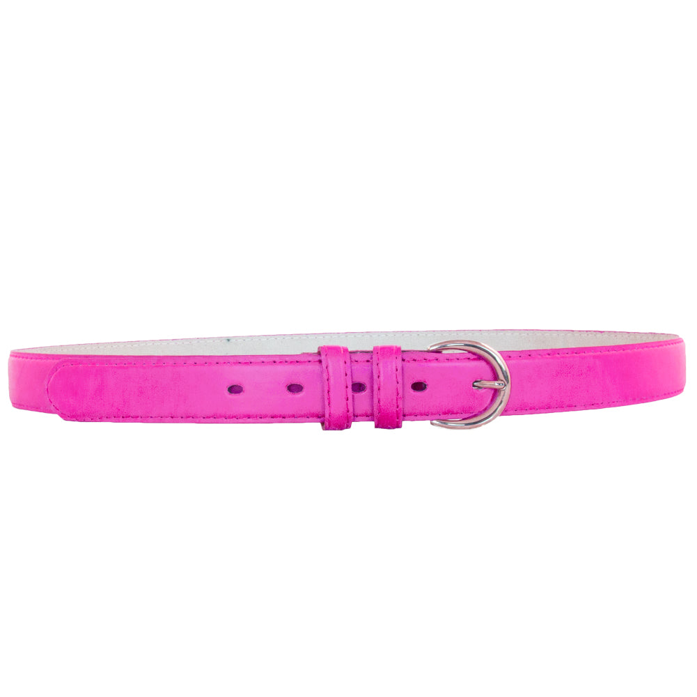 12 PACK Hot Pink 1 Inch Skinny Belts Mix Sizes 2628AH