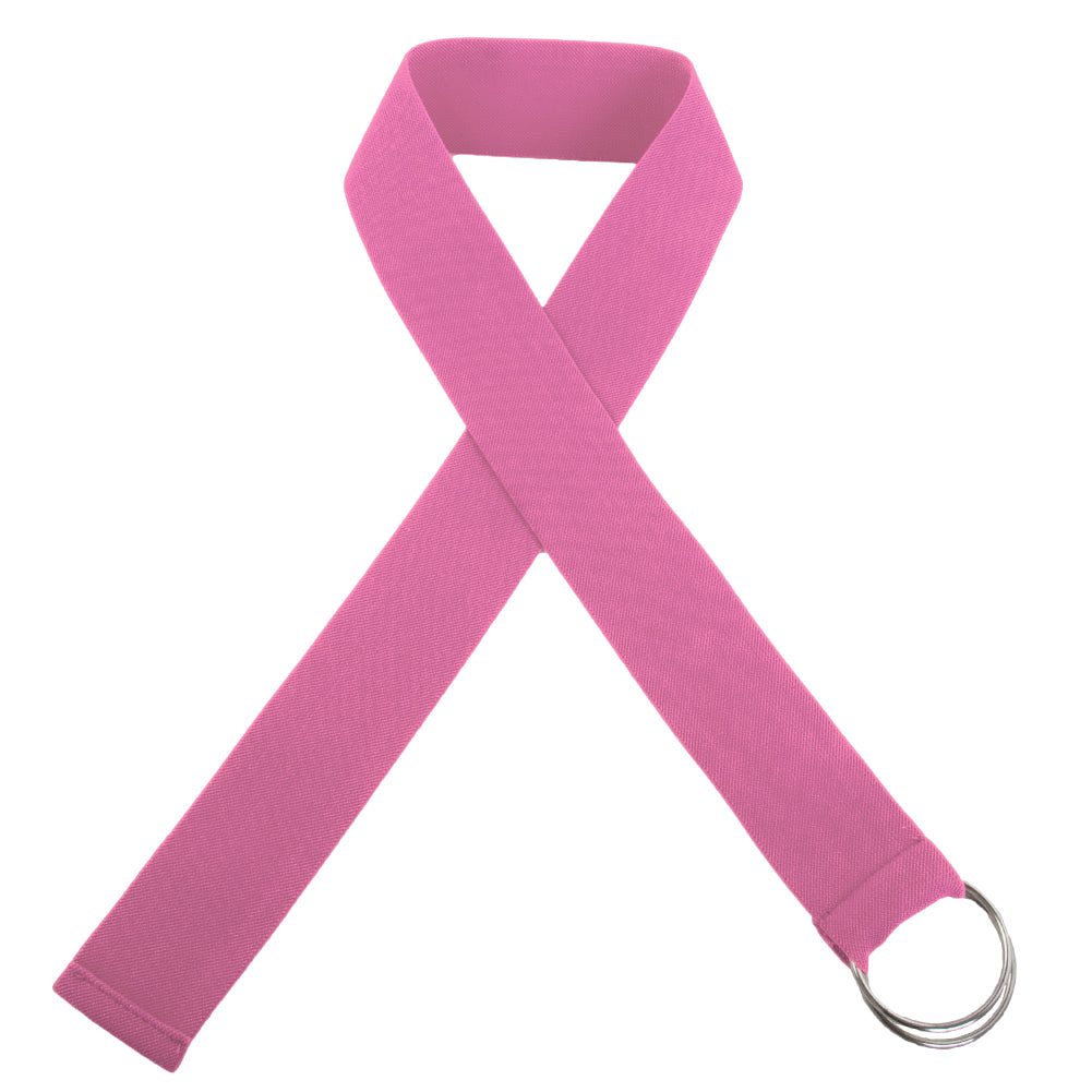 Hot Pink Stretch D-Ring Belt 2689