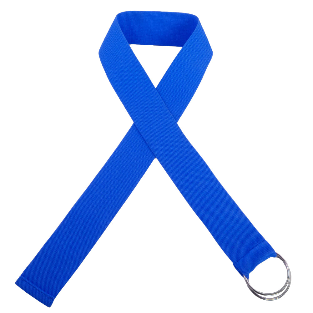 Royal Blue Stretch D-Ring Belt 2698