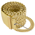 Gold Diva Wide Braided Belt 2730-2732