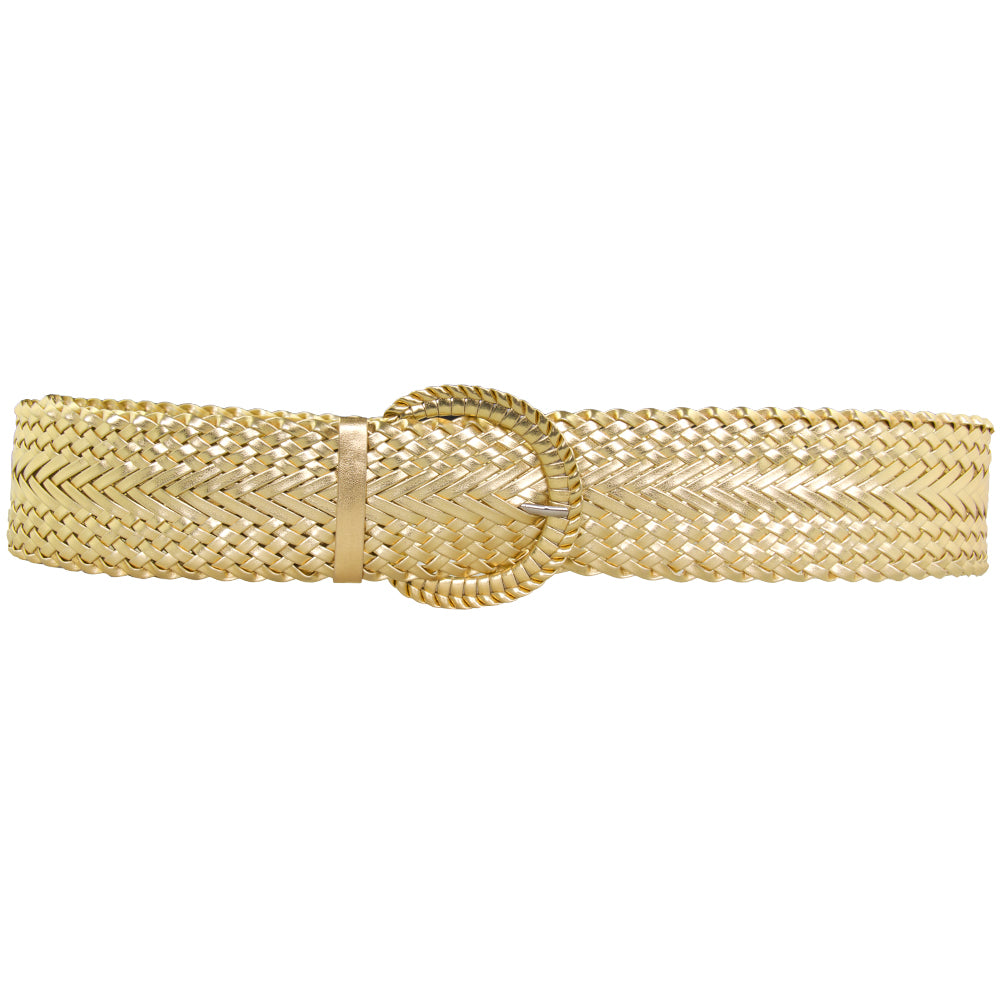 Gold Diva Wide Braided Belt 2730-2732