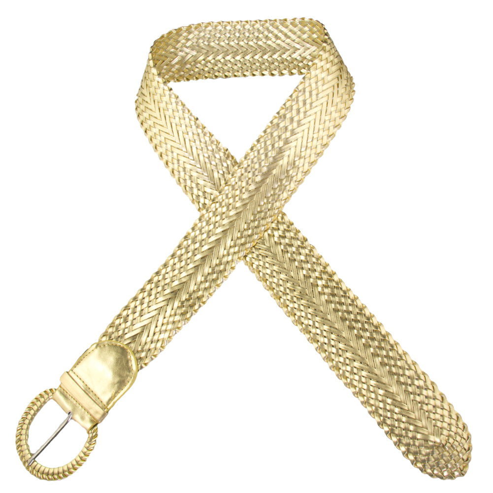 Gold Diva Wide Braided Belt 2730-2732