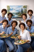 Bob Ross Wig | Bob Ross Costume | Bob Ross Painting Costume