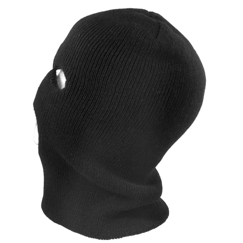 Three Hole Knit Ski Mask - Black 3056 12 PACK