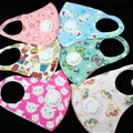 Kids Designs Face Masks Polyester Kids Masks with Vent 12 PACK