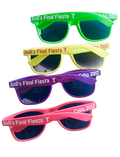 Custom Wedding Party Sunglasses | Wedding Theme Personalized Sunglasses | 15041 (Fonts in Picture Gallery)