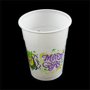 Mardi Gras Party Plastic Cups 12 PACK 3842D