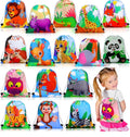 Polyester Zoo Adventure Drawstring Bags 16 PACK 38440