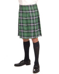 St Patricks Day Adult Green Plaid Kilt 4487