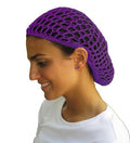 Purple Crochet Hair Snood 6632