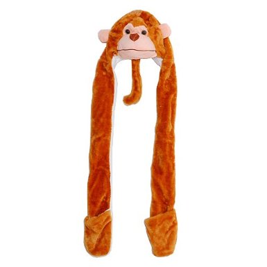 Long Monkey Hat with Paws 5875