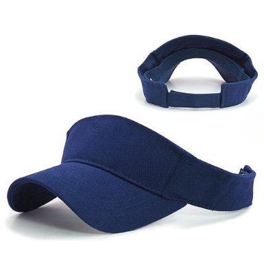 Navy Adjustable Sports Visor 5817