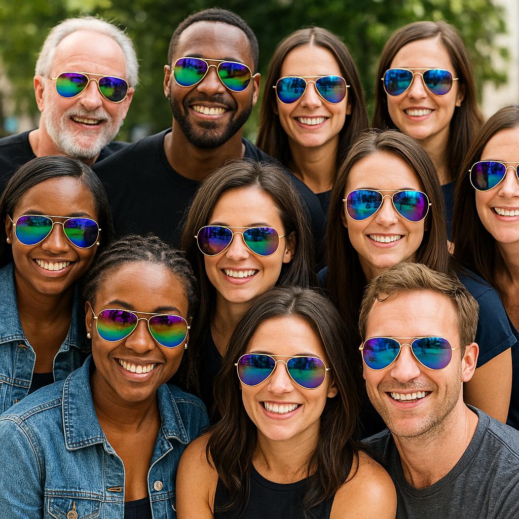 Multicolored Aviators Reflective Mirror Sunglasses 12 PACK 7130D