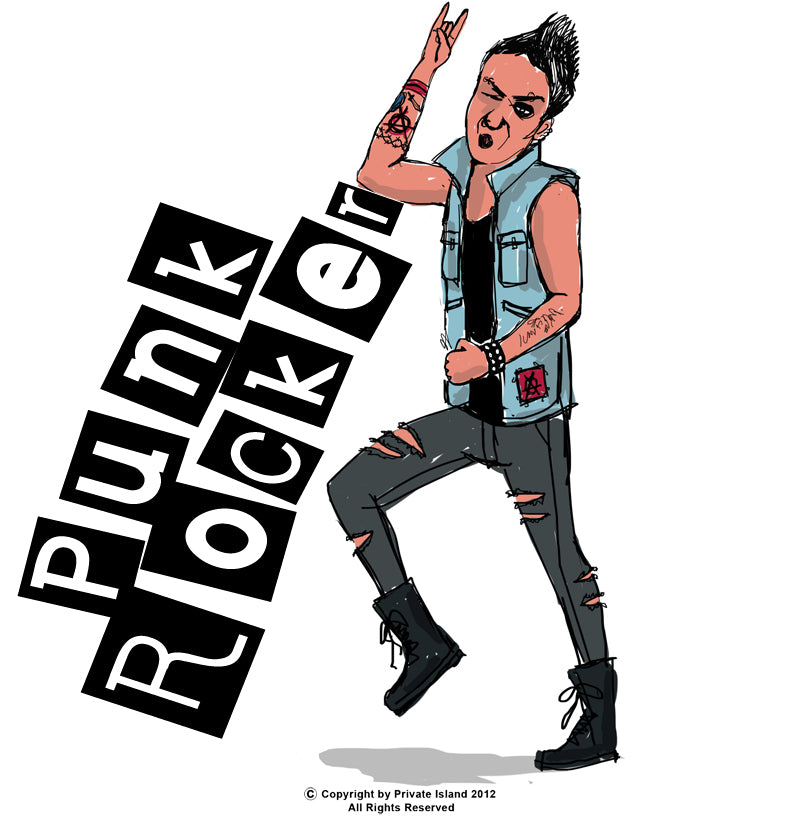 Punk Rocker Costume 4405