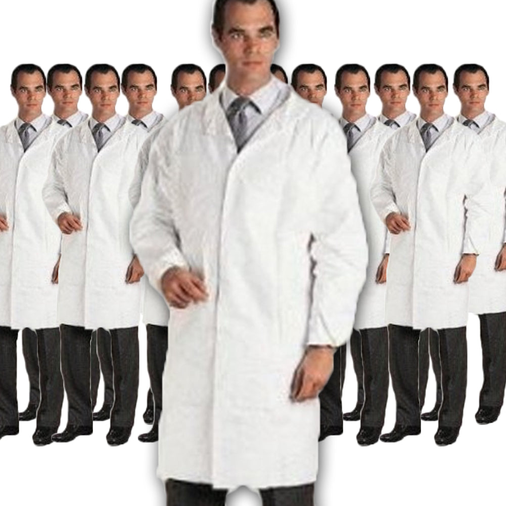 White Adult Costume Lab Coat