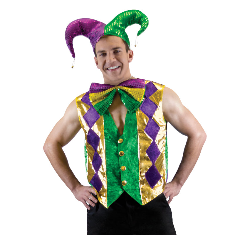 Mardi Gras Multicolor Vest 4488