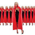 12 PACK Red Adult Costume Cape Bulk 56" Inch Cape Bulk Wholesale 4520D