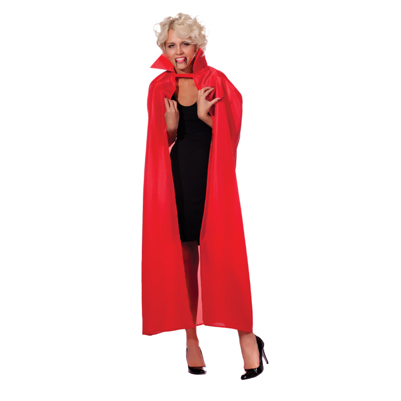 Red Long Cape Adult  56" 4520