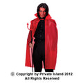 Red Costume Cape 45" 4521