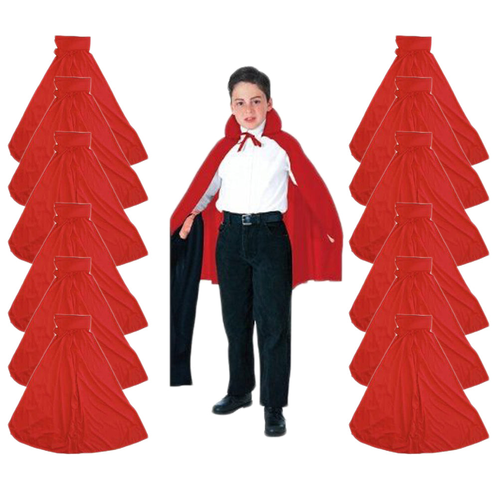 Child Costume Cape Red 27'  12 PACK WS4522D