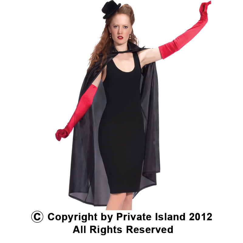 Black Costume Capes | Black Costume Cape 45' 4524