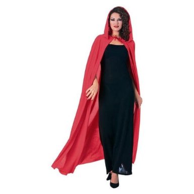 Red Hooded Cape 4526