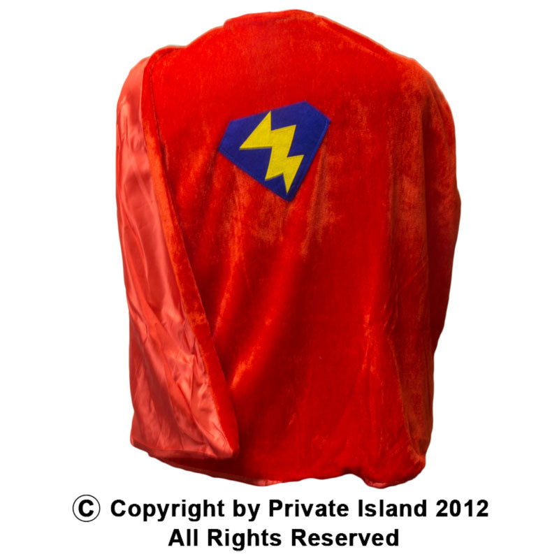 Child Superhero Red Cape 4700