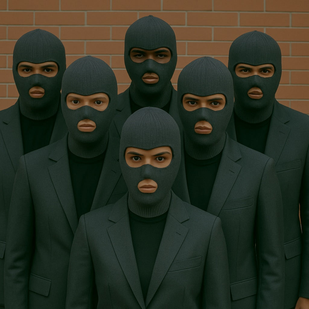 Gray Ski Face Mask Thief Mask Sheisty Mask 3061