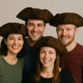 Brown Caribbean Tricorn Pirate Hat Adult Size 1507