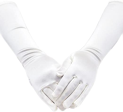 White Gloves Child Size 17" 5014