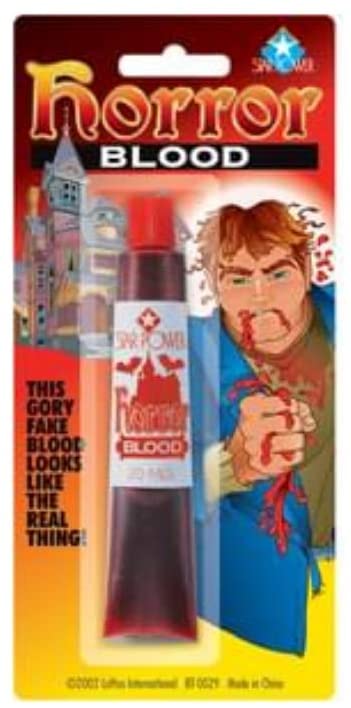 Fake Blood Plasma Standard Vial Makeup Accessory 10286