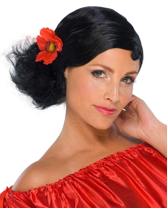 Spanish Senorita Costume Wig 6090