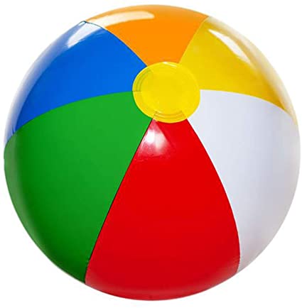 Beach Balls Bulk | 12" Standard Size Colorful 9045 12 PACK
