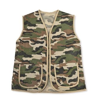 Child Camouflage Army Vest Play Costume with Pockets 4724
