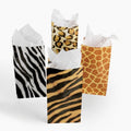 12 PACK Treat Bags Zoo Animal Goody Bags Gift Bags 3933D