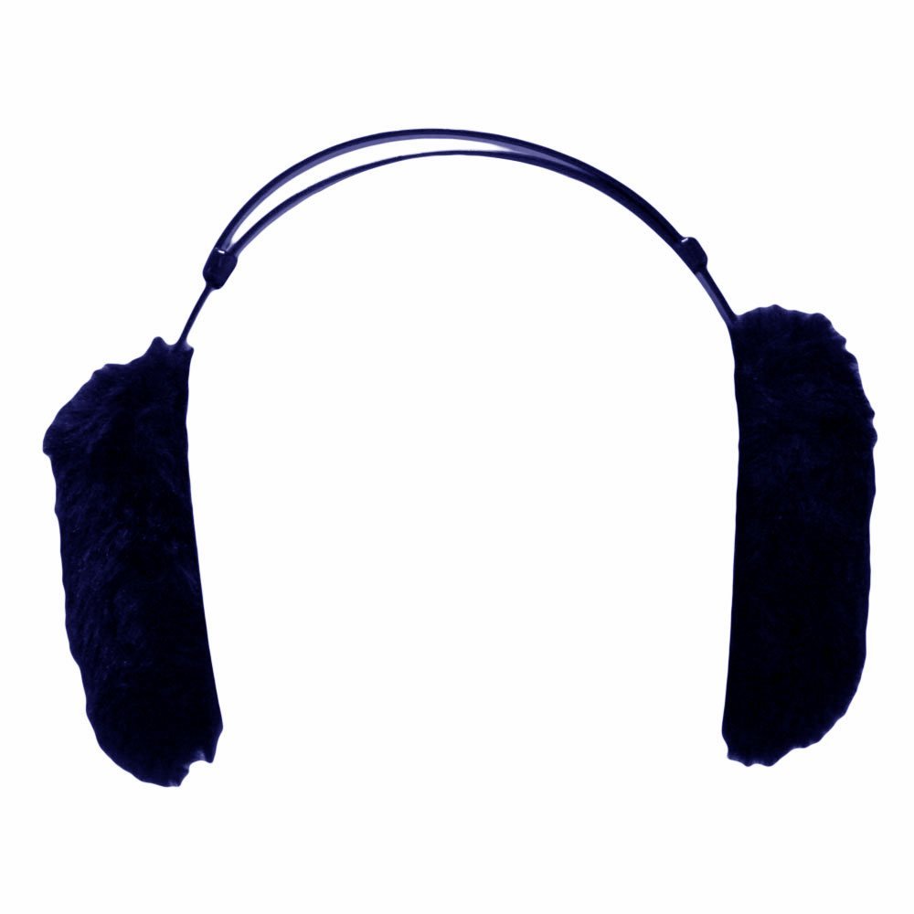 Furry Ear Warmers Navy 6707