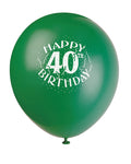 Birthday Balloons 40 Years The Party Continues Latex 3826