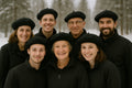 Black Beret Wool 22.5" 1361