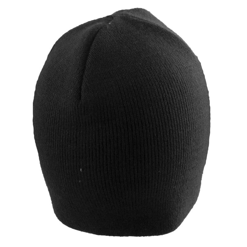 Short Beanie Hat Black 5731