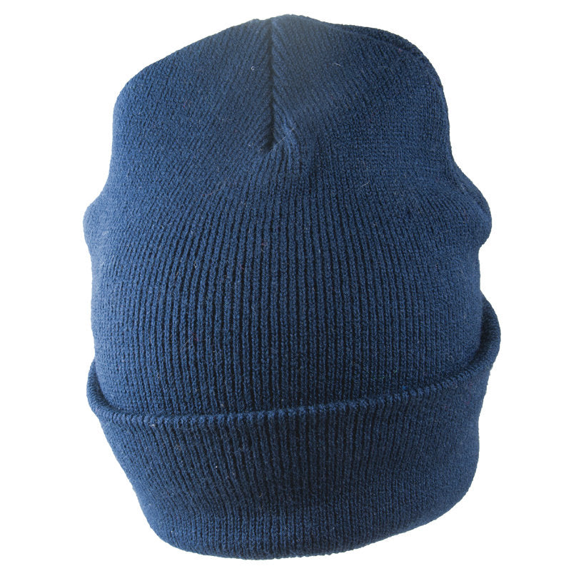 Long Beanie Hat Navy Blue 5758