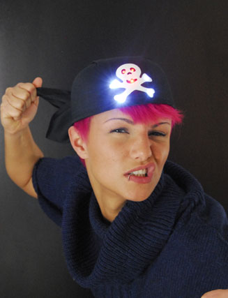 LED Pirate Bandanna 5921