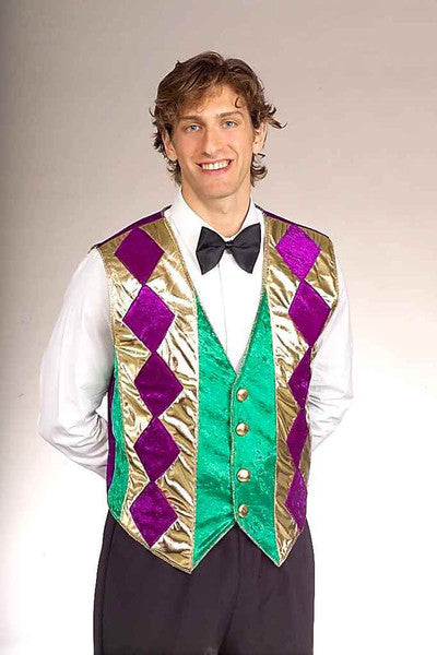 Mardi Gras Multicolor Vest 4488