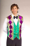 Mardi Gras Multicolor Vest 4488