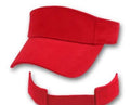 Sports Visor Red Adjustable 5812