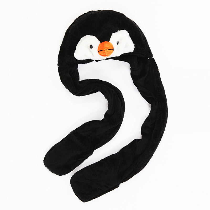 Penguin Hat with Paws/MIttens 5847