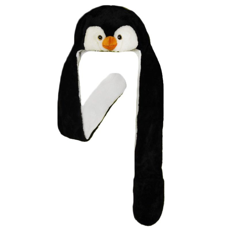 Penguin Hat with Paws/MIttens 5847